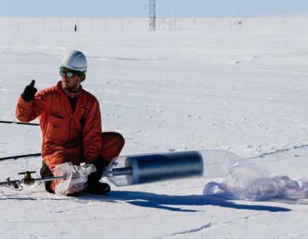 Ballooning in the constant sun of the South Pole summer